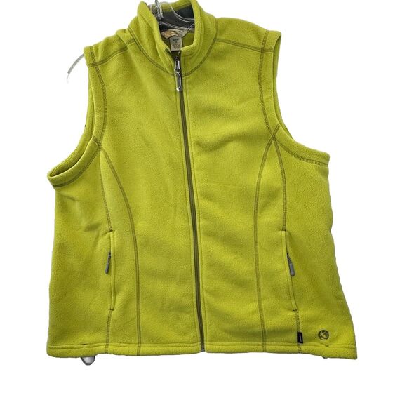 Gander Mountain Jackets & Blazers - Gander Mountain Women’s Plus Size 1X‎ Light Green Full Zip Soft Fleece Vest